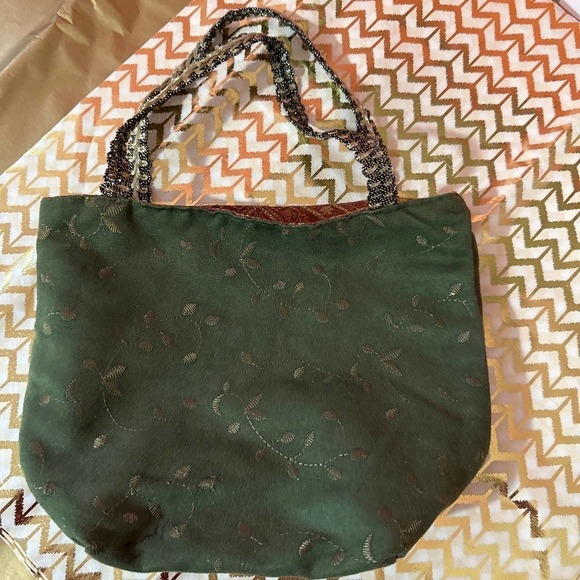 HANDMADE reversible small tote bag - Picture 3 of 4